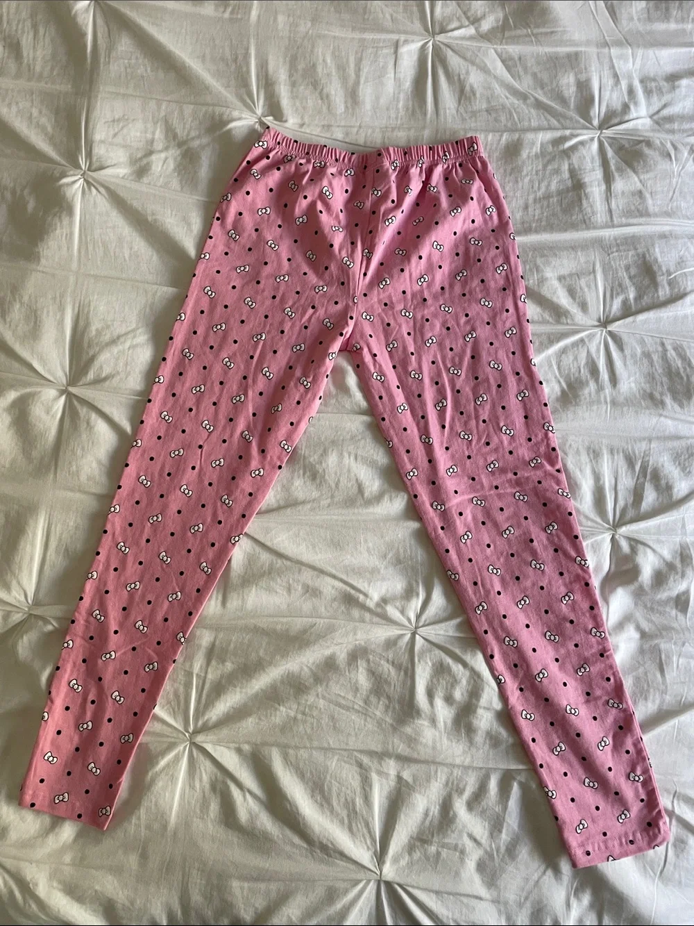 Hello Kitty Pink Printed Pajama Bottoms